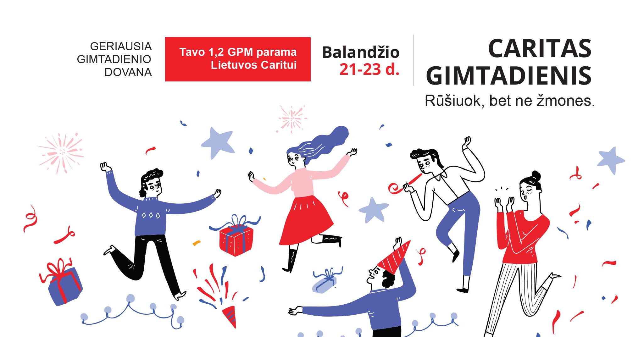 Carito gimtadienį „Rūšiuok, bet ne žmones“ švęs 12 miestelių ir miestų 